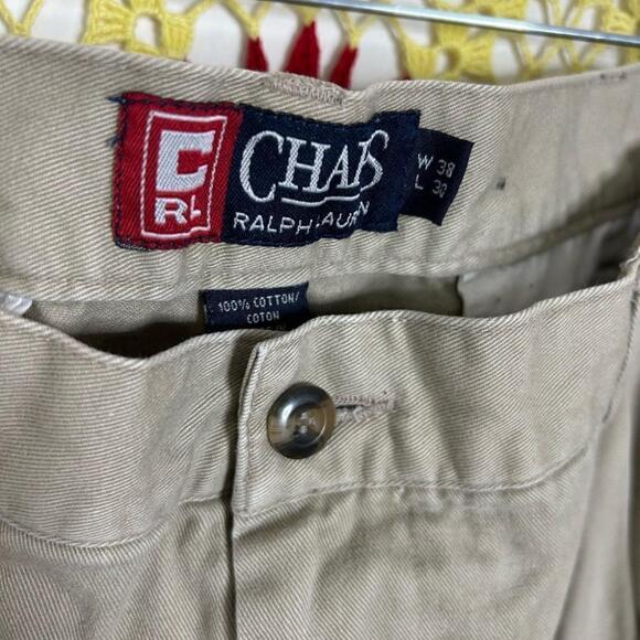 Men Y2k Chaps Khaki Pants - Picture 13 of 16